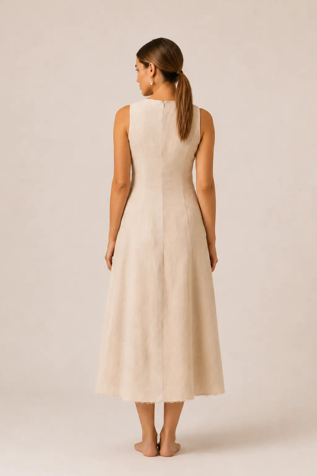 DUALITY BEIGE DRESS