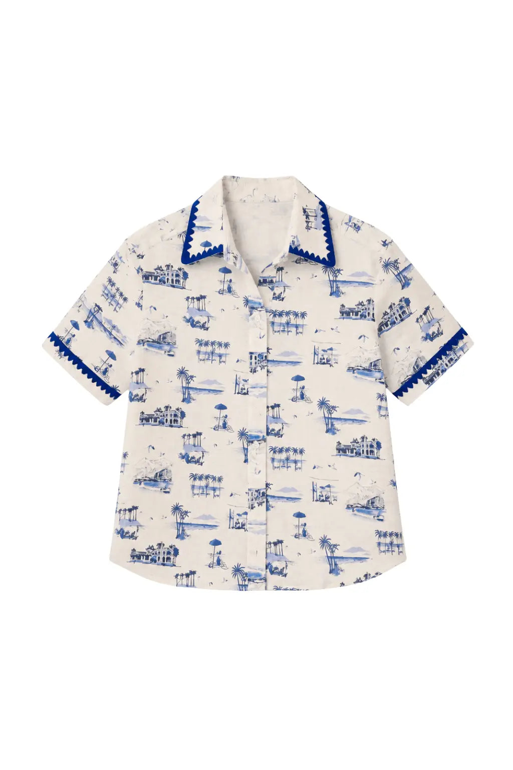 COASTAL TOILE RAMIE SHIRT